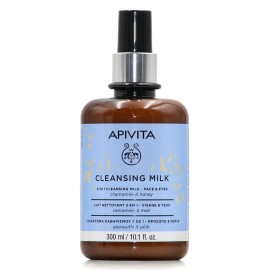Apivita Cleansing Milk Γαλάκτωμα Καθαρισμού Chamomile & Honey 300ml