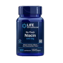 Νιασίνη No Flush Niacin 640mg Life Extension 100 caps