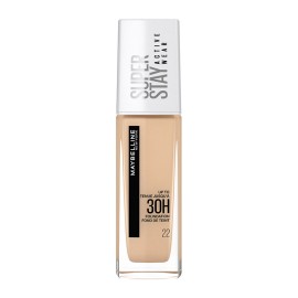 Υγρό Make-Up Διάρκειας 30ωρών Απόχρωση Light Bisque 22 MNY Superstay 30h Full Coverage Foundation Maybelline 30ml