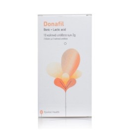 Epsilon Health Donafil Κολπικά Υπόθετα 10Χ2gr