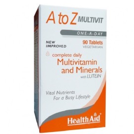 Πολυβιταμινούχο A to Z Multivit Health Aid Tabs 90 Τμχ