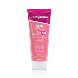 Αντηλιακό για Πρόσωπο & Σώμα Για Όλους τους Τύπους Δέρματος Sun Protection Cream Face & Body SPF 30+ Histoplastin 200ml