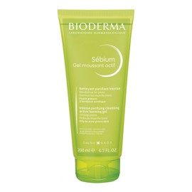 Bioderma Αφρίζων Τζελ Καθαρισμού για Μεικτές & Λιπαρές Επιδερμίδες με Τάση Ακμής Sebium Gel Moussant Actif Intense Purifying Cleansing Active Foaming Gel  200ml