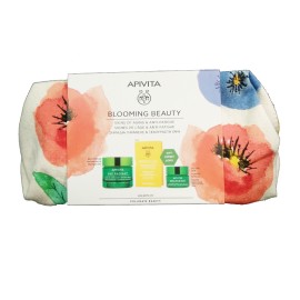 Apivita Blooming Beauty Αντιγηραντική Κρέμα Προσώπου Ελαφριάς Υφής Bee Radiant 50ml & ΔΩΡΟ Κρέμα Νύχτας Bee Radiant 15ml & Έλαιο Προσώπου 1.6ml & Νεσεσέρ