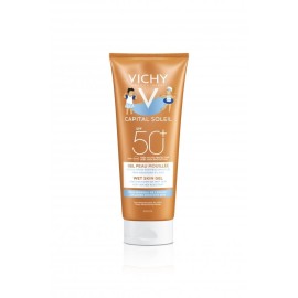 Παιδικό Αντηλιακό Τζέλ Με Εφαρμογή & Σε Υγρό Δέρμα SPF50 Wet Skin Gel Capital Soleil Vichy 200 ml