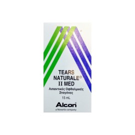 Alcon Tears Naturale II Med Οφθαλμικές Σταγόνες για Ξηροφθαλμία 15ml