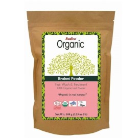 Radico Organic Hair Powder Οργανική Πούδρα Μαλλιών Κατα της Τριχόπτωσης Brahmi  Organic Brahmi Powder 100gr