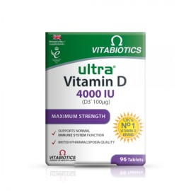 Vitabiotics Βιταμίνη D3 4000IU Ultra Vitamin D3 96 tabs