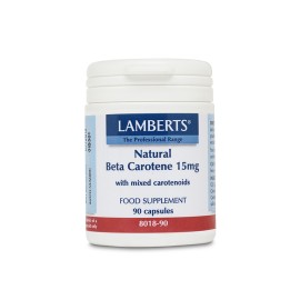 Lamberts Φυσική Βιταμίνη Α Natural Beta Carotene 15mg 90caps
