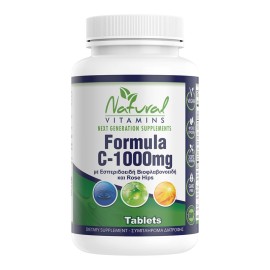 Natural Vitamins Βιταμίνη C με Βιοφλανοειδή Formula C-1000mg 30tabs