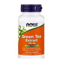 Εκχύλισμα Πράσινου Τσαγιού 400mg Green Tea Extract 400 mg Now 100 caps
