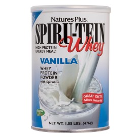Natures Plus Πρωτεΐνη Γάλακτος Γεύση Βανίλια Spiru-Tein Whey Vanilla 476gr