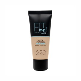 Υγρό Make-Up Απόχρωση Natural Beige Fit Me Matte + Poreless Foundation 220 Maybelline 30ml