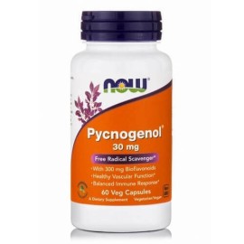 Now Pycnogenol Συμπλήρωμα Πυκνογενόλης για Ενίσχυση του Ανοσοποιητικού Συστήματος 30mg  60 v.caps