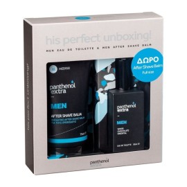 Promo Προσφορά Σετ Δώρου για Άνδρες Panthenol Extra Men After Shave Balm 75 ml & Wood Chocolate Oriental EDT 50 ml  Medisei
