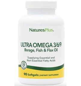 Ωμέγα Λιπαρά Οξέα Ultra Omega 3/6/9 Natures Plus 90 tabs