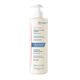 Ducray Κρέμα Καθαρισμού για Πρόσωπο και Δέρμα Ξηρή Επιδερμίδα Ictyane Anti-Dryness Cleansing Cream Dry Skin 400ml