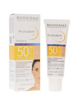 Bioderma Αντηλιακό Προσώπου με Χρώμα Ανοιχτή Απόχρωση Photoderm M Light Spf50+ Tinted Protective Cream  40ml