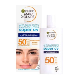 Garnier Ambre Solaire Αντηλιακή Προσώπου SPF50+ κατά των Kηλίδων Anti-Dark Spot & Anti-Pollution Super UV 40ml