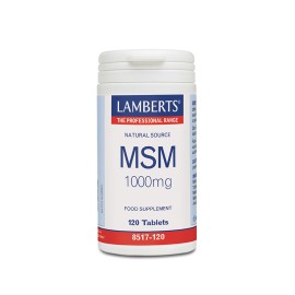 Lamberts Συμπλήρωμα Οργανικού Ue;ioy MSM 1000mg 120tabs