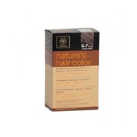 Βαφή Μαλλιών Ξανθό Σκούρο Μπεζ 6.7 Dark Blond Beige My Color Elixir Apivita 50 ml