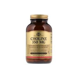 Συμπλήρωμα Διατροφής Με Χολίνη Choline 350mg Solgar 100vcaps