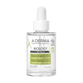 A-Derma Biology Ενυδατικός Ορός Προσώπου Ορός 3 σε 1 Hyalu 30ml