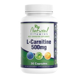 Natural Vitamins L-Καρνιτίνη L-Carnitine 500mg 30caps