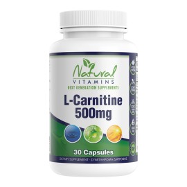 Natural Vitamins L-Καρνιτίνη L-Carnitine 500mg 30caps