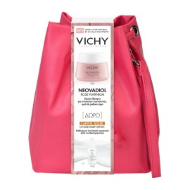 Vichy Promo Rose Platinium αντιρυτιδική κρέμα ημέρας για ώριμη επιδερμίδα 50ml & ΔΩΡΟ αντηλιακό προσώπου UV Age Daily spf 50+ 15ml σε μοντέρνο τσαντάκι