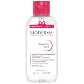 Ήπιο Διάλυμα Καθαρισμού Για Το Ευαίσθητο Δέρμα Sensibio H2O Make Up Removing Bioderma 850 ml