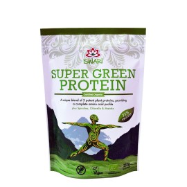 Βιολογικό Μείγμα Υπερτροφών και Πρωτεϊνών Super Green Protein Iswari 250 gr