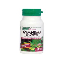 Natures Plus Συμπλήρωμα Διατροφής από το Φυτό Gymnema για  Έλεγχο του Σακχάρου 300mg Gymnema Sylvestre  60 vcaps
