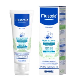 Mustela Βρεφική Κρέμα Εντριβής Στήθους Soothing Chest Rub 40ml