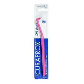 Curaden Curaprox 1006 Single Οδοντόβουρτσα για Σιδεράκια σε Ροζ Χρώμα