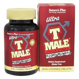 Natures Plus Ανδρικό Συμπλήρωμα Διατροφής Για Αύξηση της Τεστοστερόνης T Male Ultra   60 caps