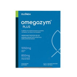 Olonea Ιχθυέλαιο Ωμέγα 3 Λιπαρά Οξέα 850mg OmegaZym Plus 90 softgels