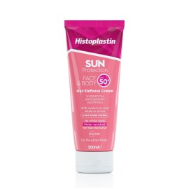 Αντηλιακό για Πρόσωπο & Σώμα Για Όλους τους Τύπους Δέρματος Sun Protection Cream Face & Body SPF 50+ Histoplastin 200ml