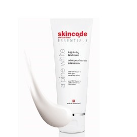 Κρέμα Χεριών Αντιγήρανσης Ενυδάτωσης Alpine White Brightening Hand Cream Skincode 75 ml