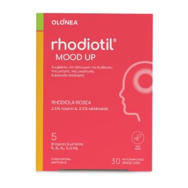 Olonea Εκχύλισμα Rhodiola Βιταμίνες B12 D3 Μαγνήσιο Rhodiotil Up 30 caps