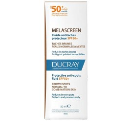 Ducray Melascreen Λεπτόρρευστo Αντηλιακό Προσώπου για Κανονικό Λιπαρό Δέρμα με Καφέ Κηλίδες SPF50+ 50ml
