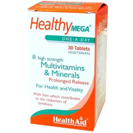 Πολυβιταμινούχο Συμπλήρωμα Διατροφής Healthy Mega Health Aid Tabs 30 Τμχ