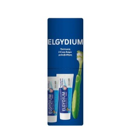 Elgydium  Promo Οδοντόβουρτσα & Οδοντόκρεμα Junior Bubble Για 7-12 Ετών 2x50ml & Δώρο Μολυβοθήκη