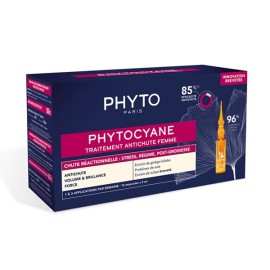 Phyto Phytocyane Reactional Hair Loss Treatment for Women Αγωγή για την Αντιδραστική Γυναικεία Τριχόπτωση  12amp x 5ml