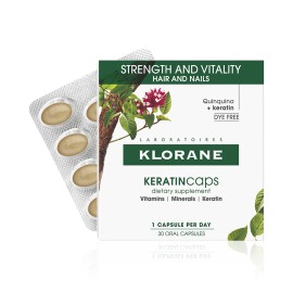 Συμπλήρωμα Διατροφής Για Καλή Υγεία  Νυχιών & Μαλλιών Keratin Caps Quinquina + Keratin Klorane 30 tabs