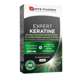Forte Pharma Συμπλήρωμα Διατροφής για Δυνατά Μαλλιά Expert Keratine 500mg 40 caps