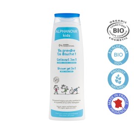 Βιολογικό Παιδικό Αφρόλουτρο-Σαμπουάν 3 Σε 1 Kids Shower Gel 3 in 1 Alphanova 250 ml
