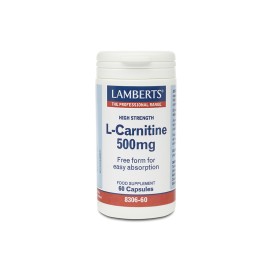 Lamberts Καρνιτίνη L Carnitine 500mg New High Strength 60caps