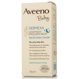 Aveeno Βρεφικό Ενυδατικό Βάλσαμο Νύχτας Baby Dermexa Good Night Emollient Balm 75ml