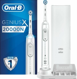 Oral-B Genius X 20000N Ηλεκτρική Οδοντόβουρτσα με Αισθητήρα Πίεσης White